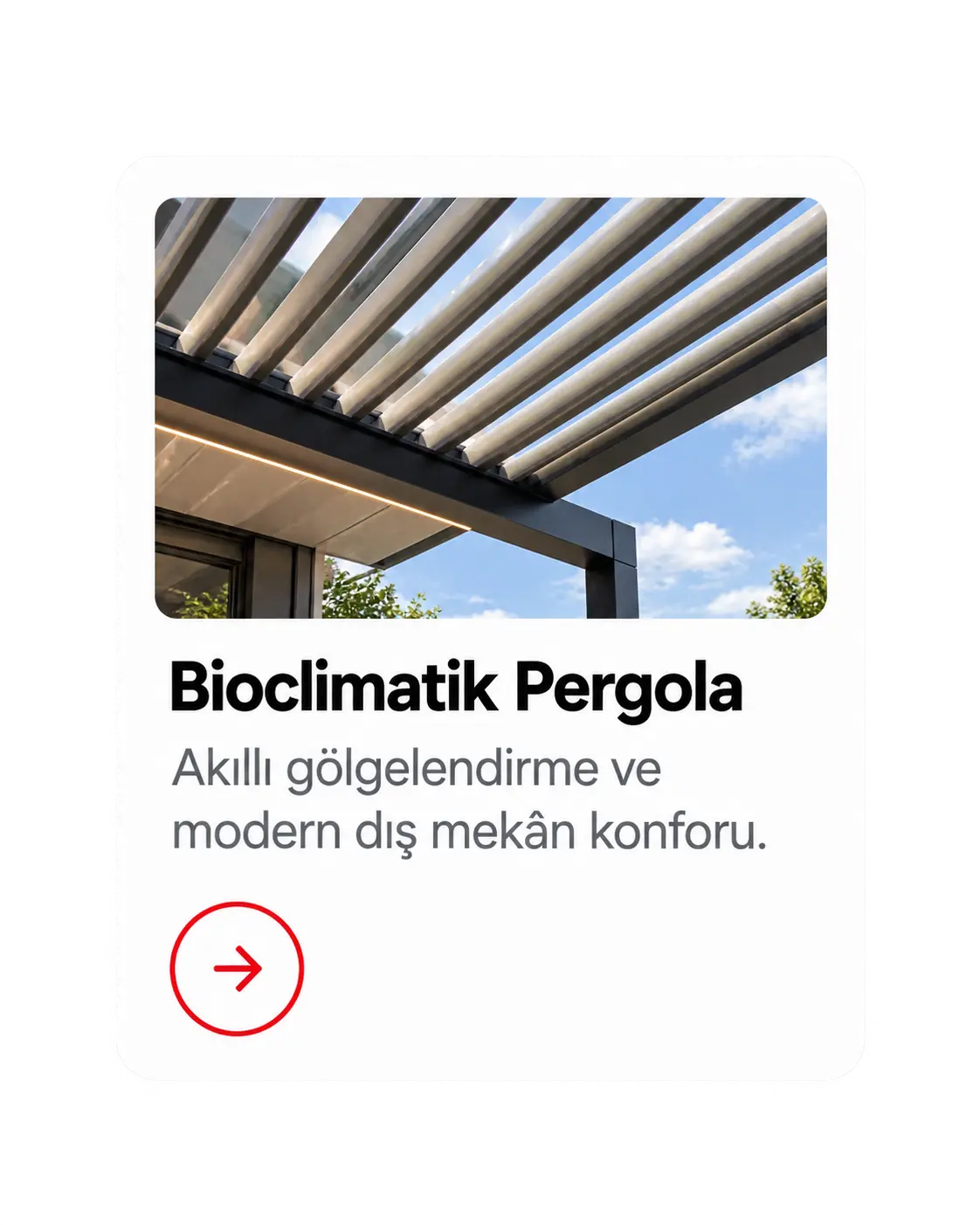 Bioclimatik Pergola