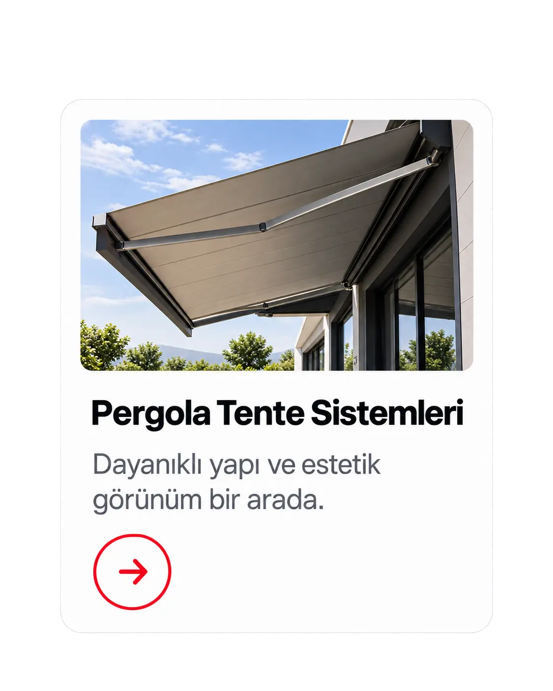 Pergola Tente Sistemleri